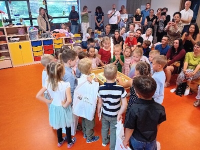 Rozloučení s předškoláky - ZŠ a MŠ Šindlovy Dvory