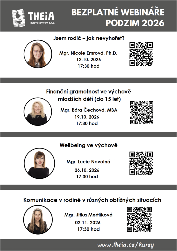 THEIA - semináře pro rodiče - ZŠ a MŠ Šindlovy Dvory
