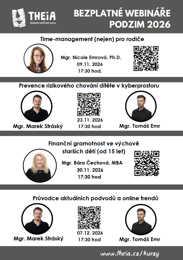 THEIA - semináře pro rodiče - ZŠ a MŠ Šindlovy Dvory