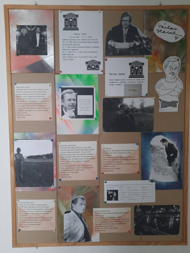 Vzpomínáme na Václava Havla - ZŠ a MŠ Šindlovy Dvory